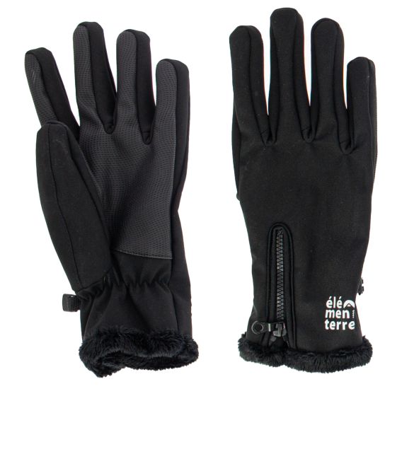 Gant hiver femme URE Elementerre Noir