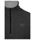 Sweat polaire col zippé homme TORRES H Elementerre Anthracite