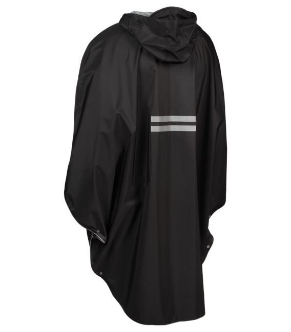 Poncho de pluie vélo SATGAT Elementerre Noir