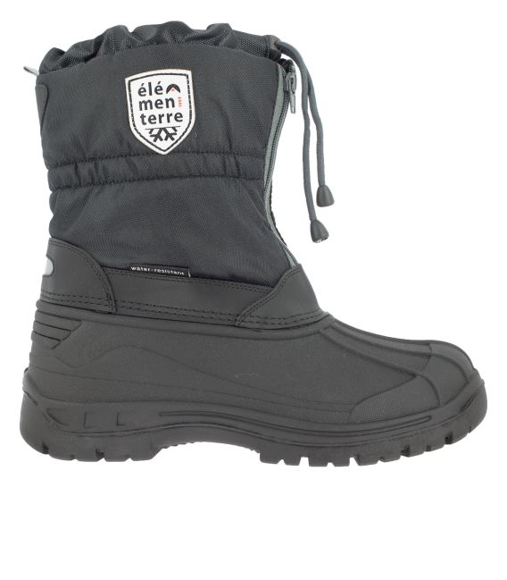 Botte après-ski mixte PICTON Elementerre Noir/Gris