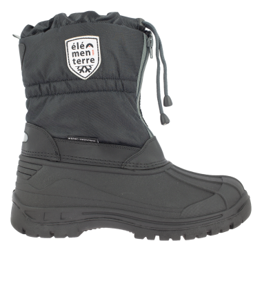 Botte après-ski mixte PICTON Elementerre Noir/Gris