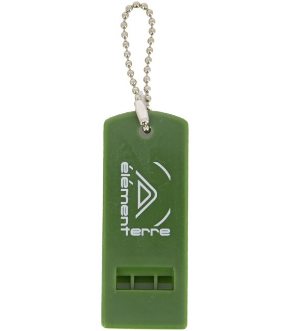 Sifflet plat de secours WIZARD Elementerre Vert
