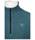Sweat polaire col zippé homme TORRES H Elementerre Bleu