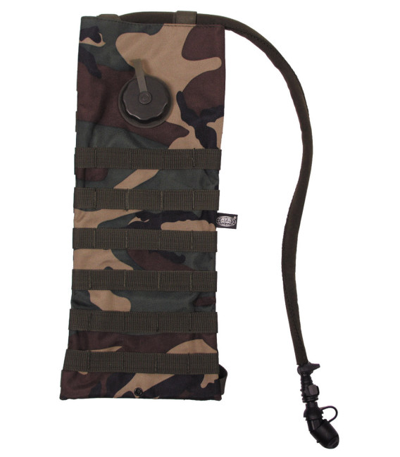 Système d'hydratation, "MOLLE", 2,5 l, woodland - Surplus militaire