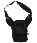 Sac à bandoulière, "deluxe", noir - Surplus militaire