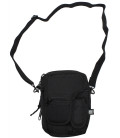 Sac à bandoulière noir avec étui détachable