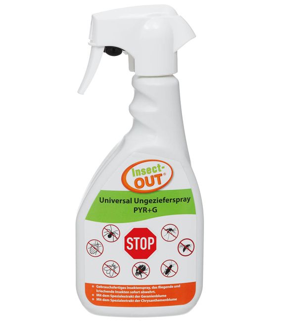 Spray anti-insectes PYR+G 500 ml Insect-OUT