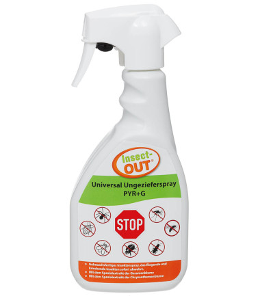 Spray anti-insectes PYR+G 500 ml Insect-OUT