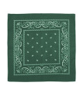 Bandana, coton, 55 x 55 cm, vert-noir - Surplus militaire