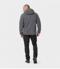 Veste en peluche Teddyfleece Anthracite Brandit - Dos