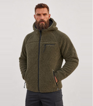 Teddyfleece Veste de travail en peluche Brandit