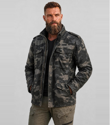 Veste Brandit M-65 Classique Darkcamo - Gros plan