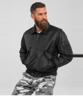Bombers homme Militaire aviateur Brandit CWU Noir - Gros plan