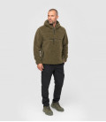 Pull-over en peluche Teddyfleece Brandit Kaki - Face