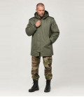 Parka Canada spécial grand froid couleur Kaki - Face