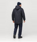 Parka Canada spécial grand froid bleu marine - Dos