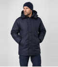 Parka Canada spécial grand froid bleu marine - Gros plan
