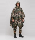 Poncho Imperméable de l'Armée Française OPEX en Camouflage CE pour Militaire - Face