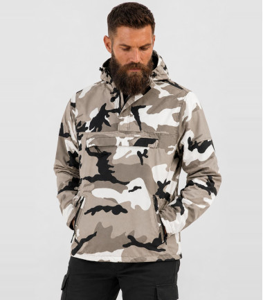 Sweat coupe-vent 3 poches Windbreaker Brandit urban - Gros plan