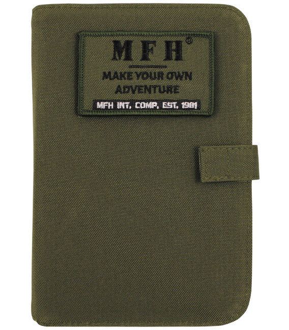 Cahier, A6, vert, reliure à anneaux, feuilles - Surplus militaire