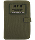 Cahier, A6, vert, reliure à anneaux, feuilles - Surplus militaire