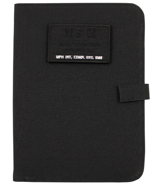 Cahier, A5, noir, reliure à anneaux, feuilles - Surplus militaire