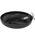 Poêle à frire, avec manche pliable, diam. 24cm, haut. 5cm - Surplus militaire