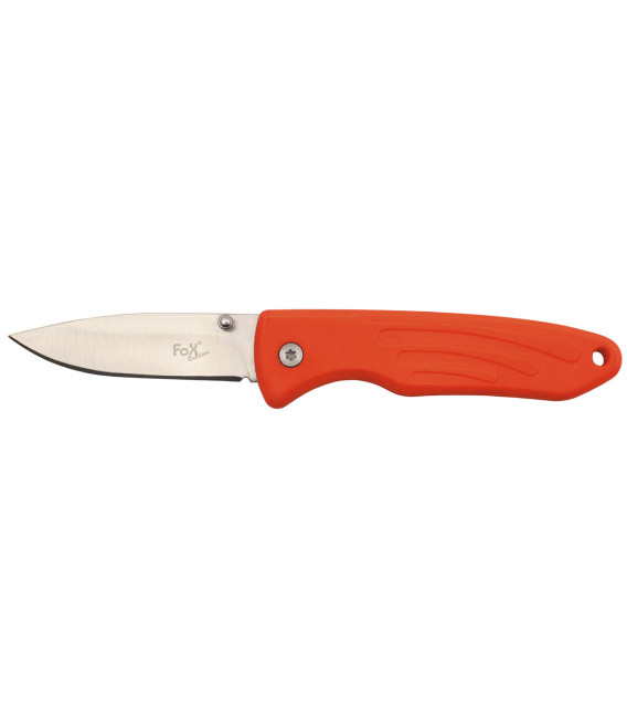 couteau pliant, une-main, signaler rouge, poignée TPR - Surplus militaire